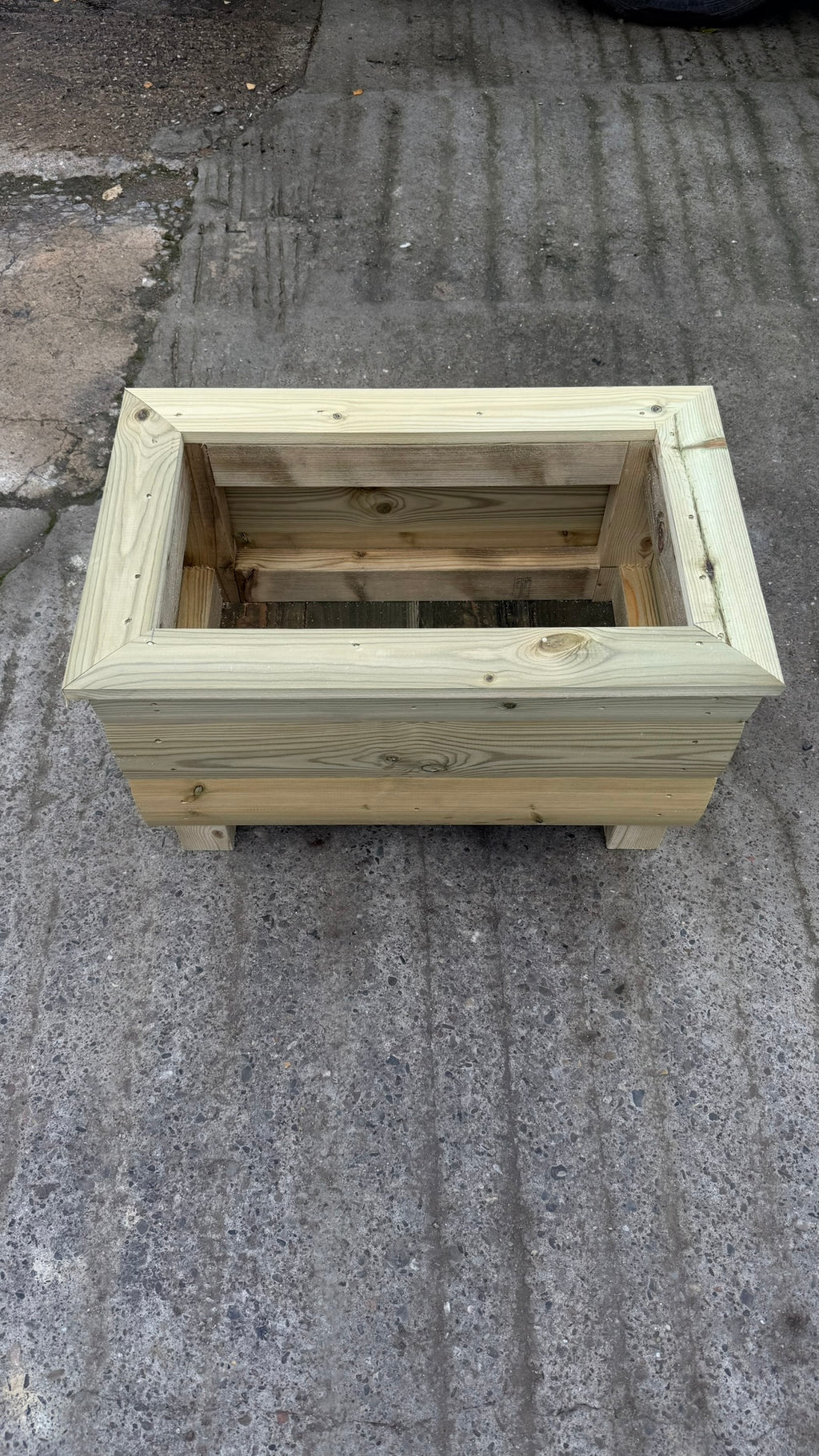 Small Log roll planter