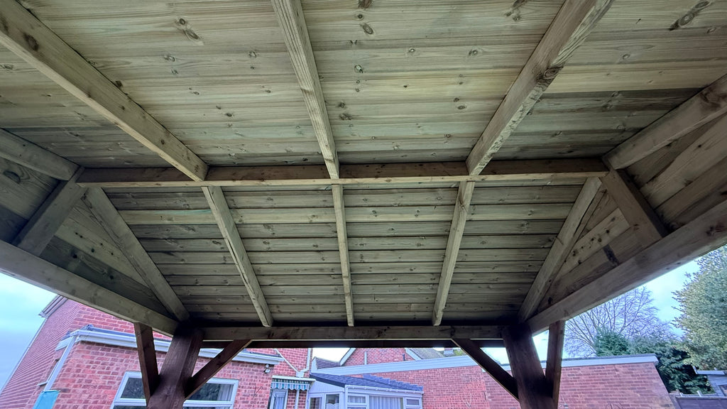 2.5m x 2.5m Apex Pergola