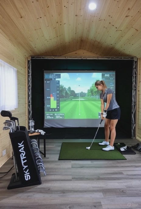 28' x 16' Apex Golf Simulator Room